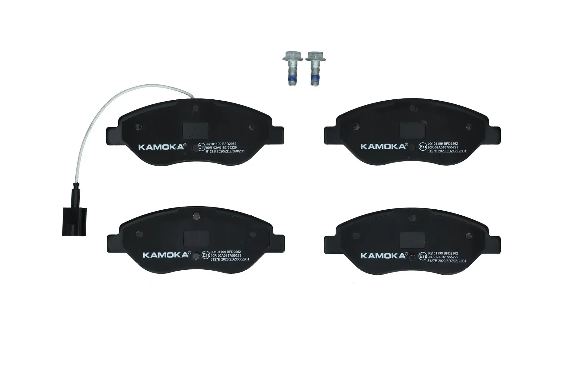 Bremsbelagsatz, Scheibenbremse Vorderachse KAMOKA JQ101199