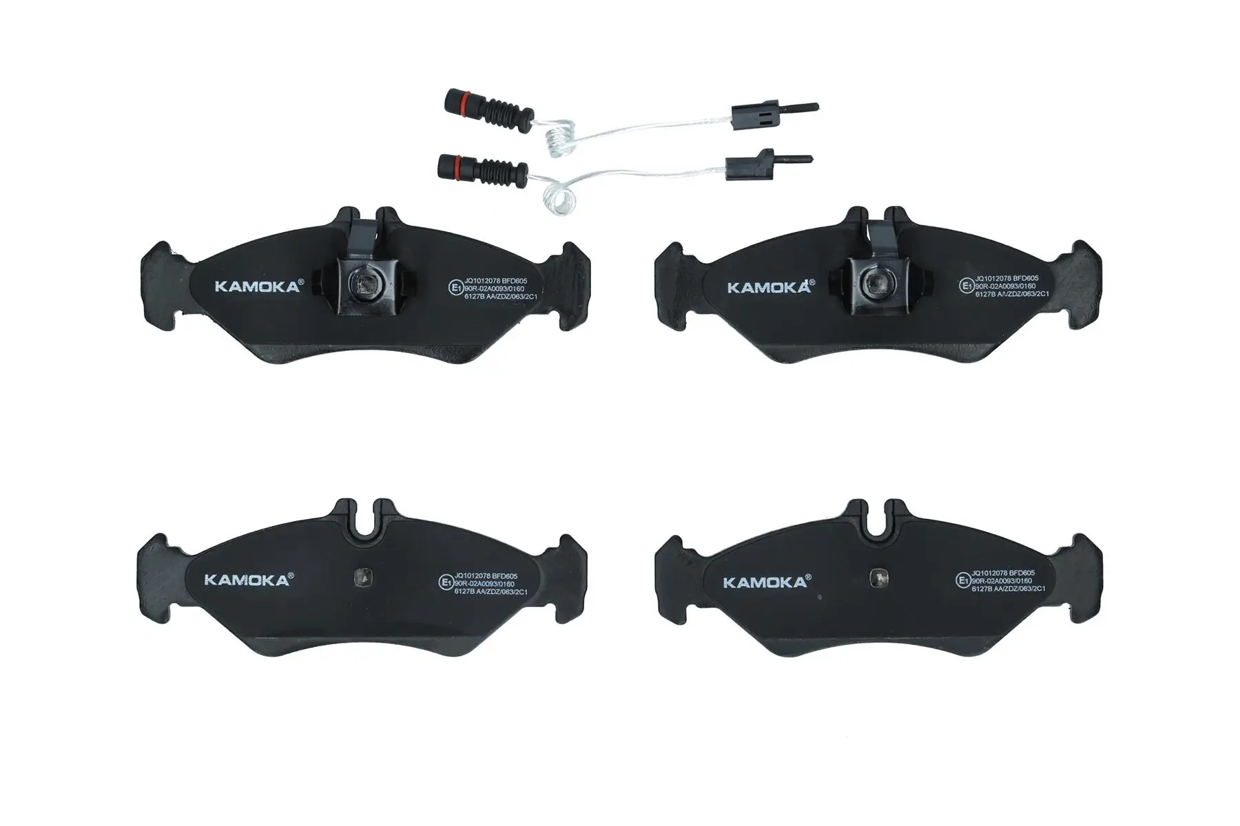 Bremsbelagsatz, Scheibenbremse Hinterachse KAMOKA JQ1012078