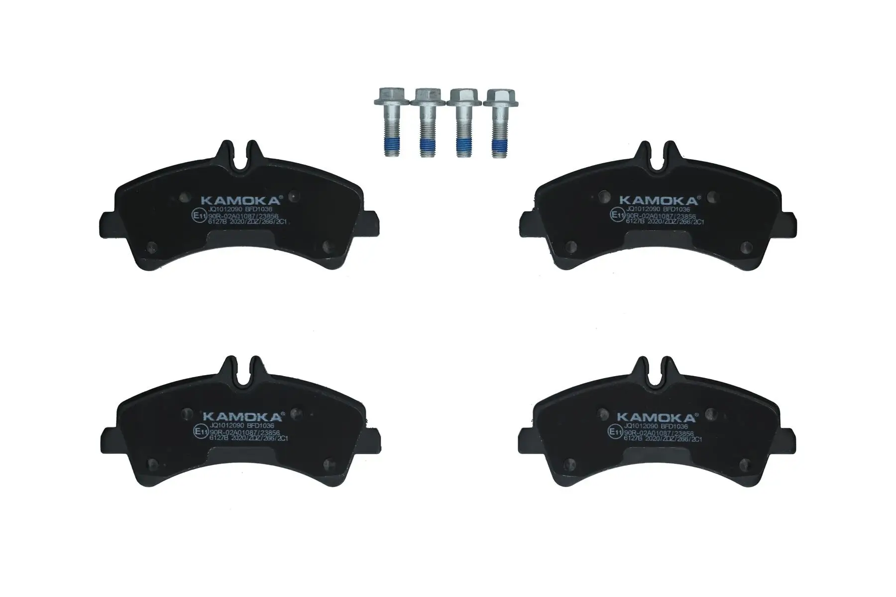 Bremsbelagsatz, Scheibenbremse Hinterachse KAMOKA JQ1012090