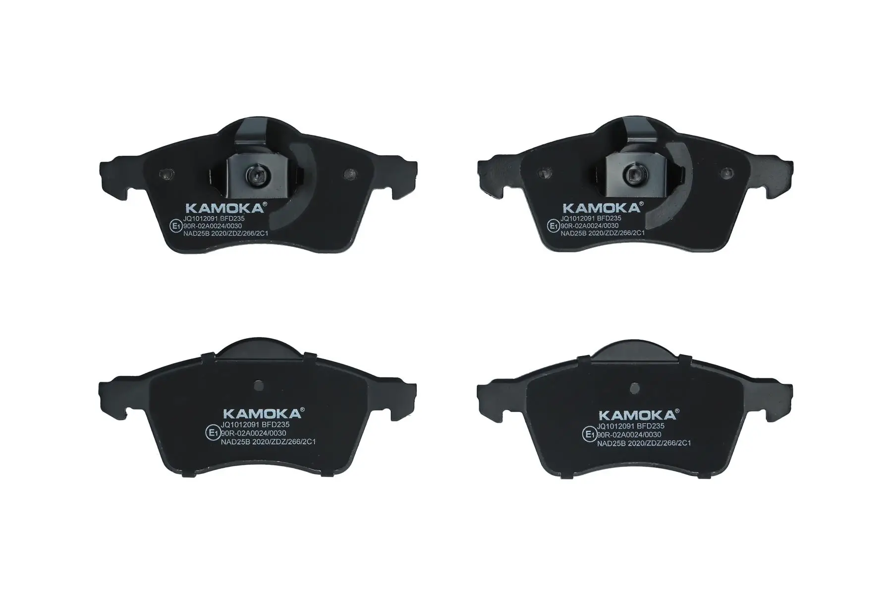 Bremsbelagsatz, Scheibenbremse Vorderachse KAMOKA JQ1012091