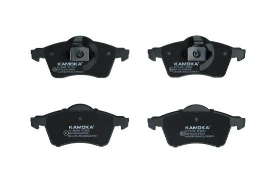 Bremsbelagsatz, Scheibenbremse Vorderachse KAMOKA JQ1012091 Bild Bremsbelagsatz, Scheibenbremse Vorderachse KAMOKA JQ1012091