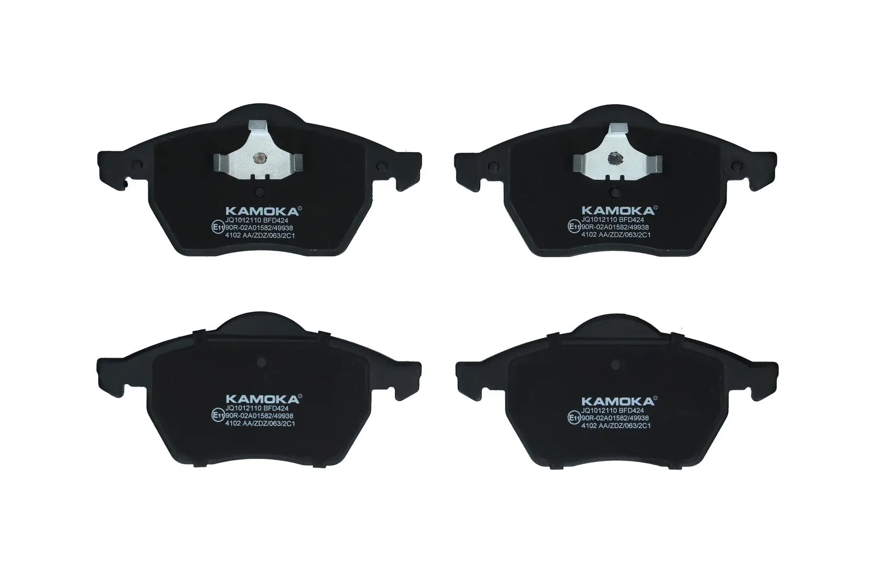 Bremsbelagsatz, Scheibenbremse Vorderachse KAMOKA JQ1012110