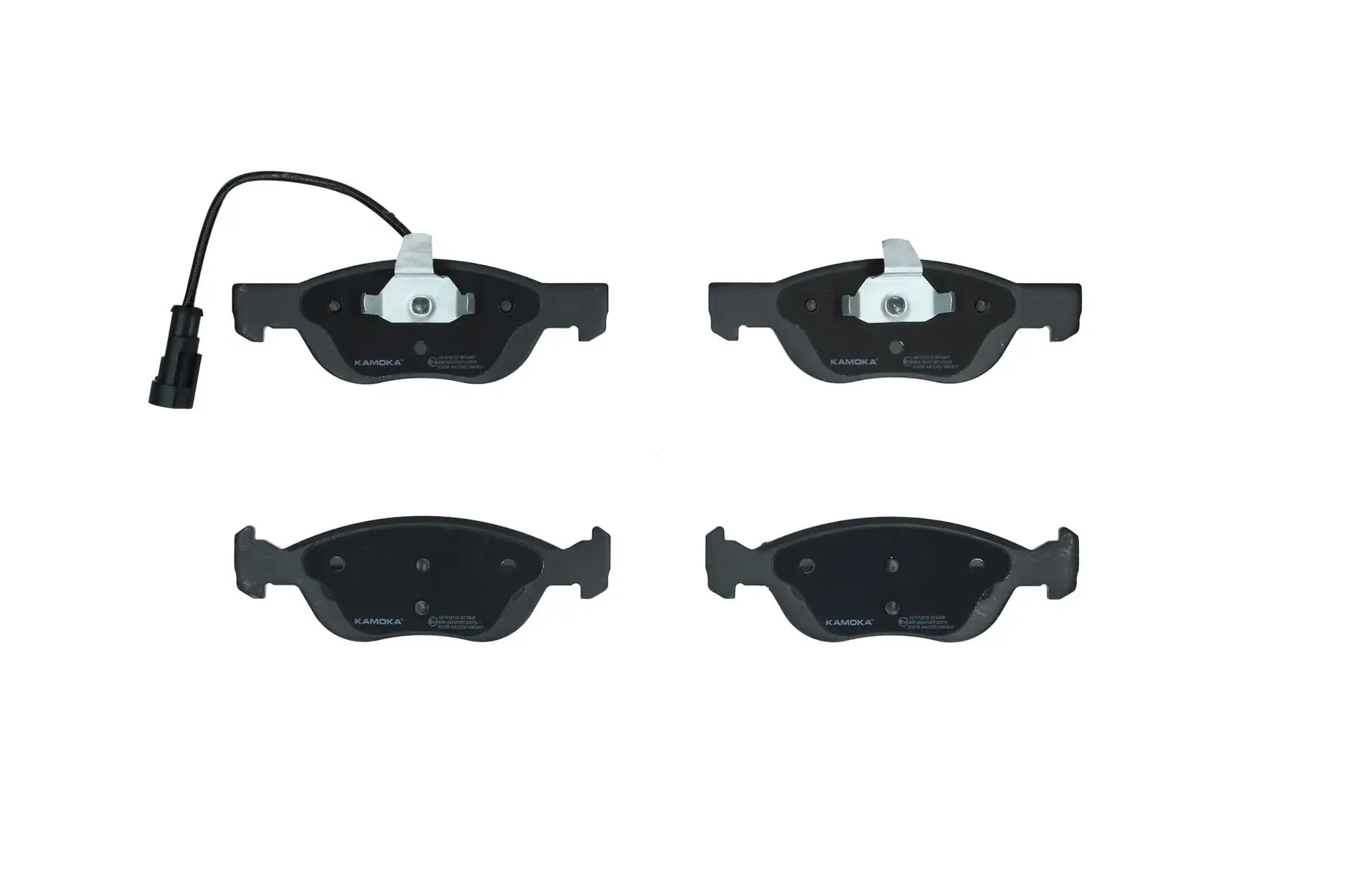 Bremsbelagsatz, Scheibenbremse Vorderachse KAMOKA JQ1012112