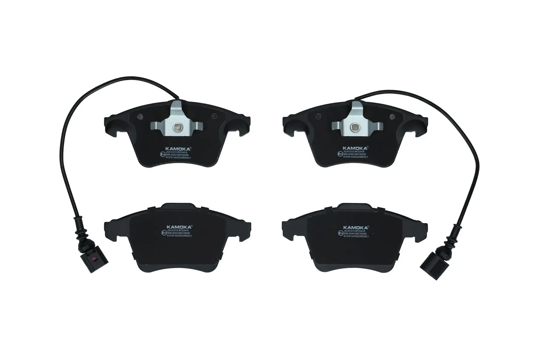Bremsbelagsatz, Scheibenbremse Vorderachse KAMOKA JQ101213