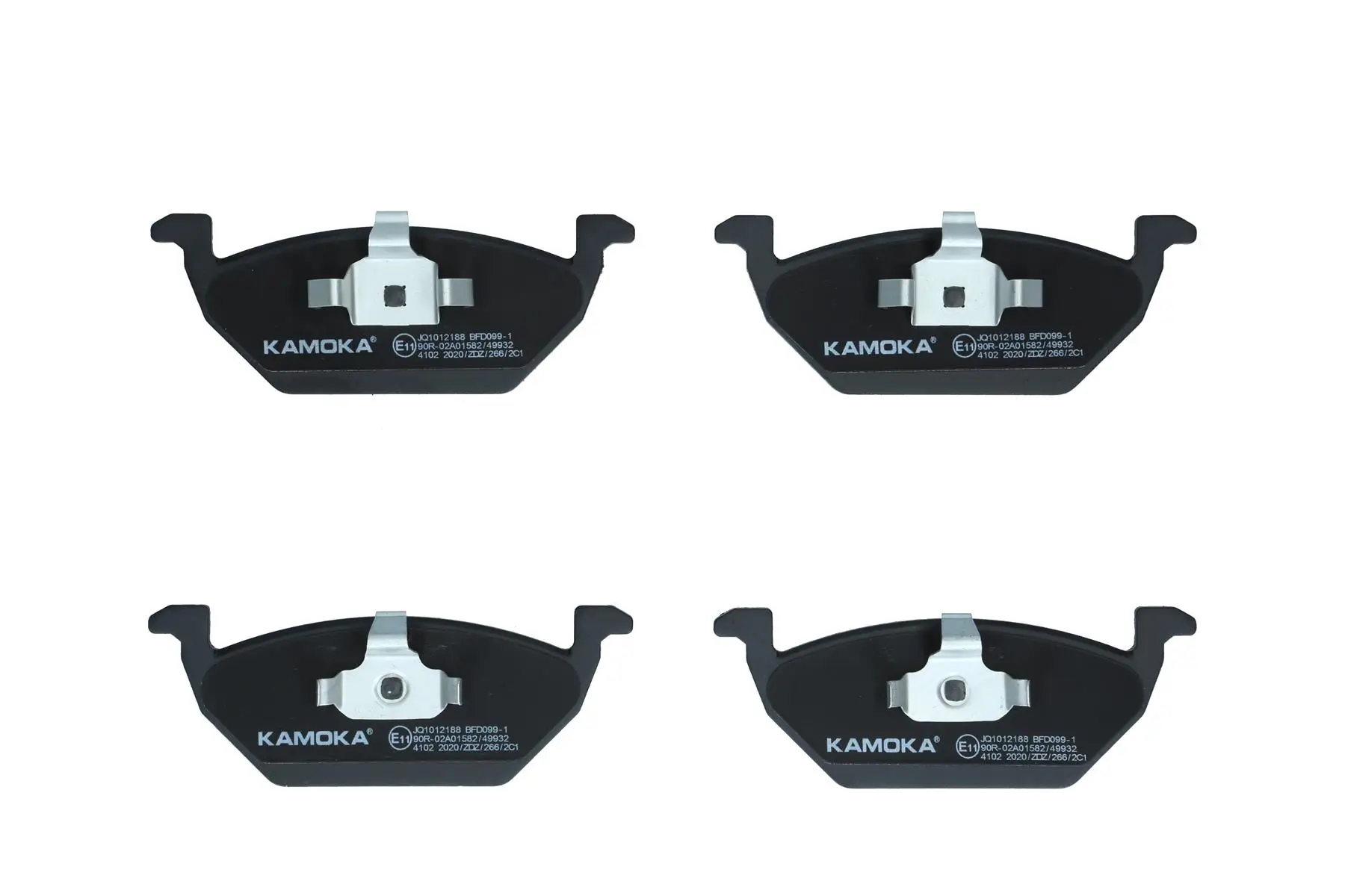 Bremsbelagsatz, Scheibenbremse Vorderachse KAMOKA JQ1012188