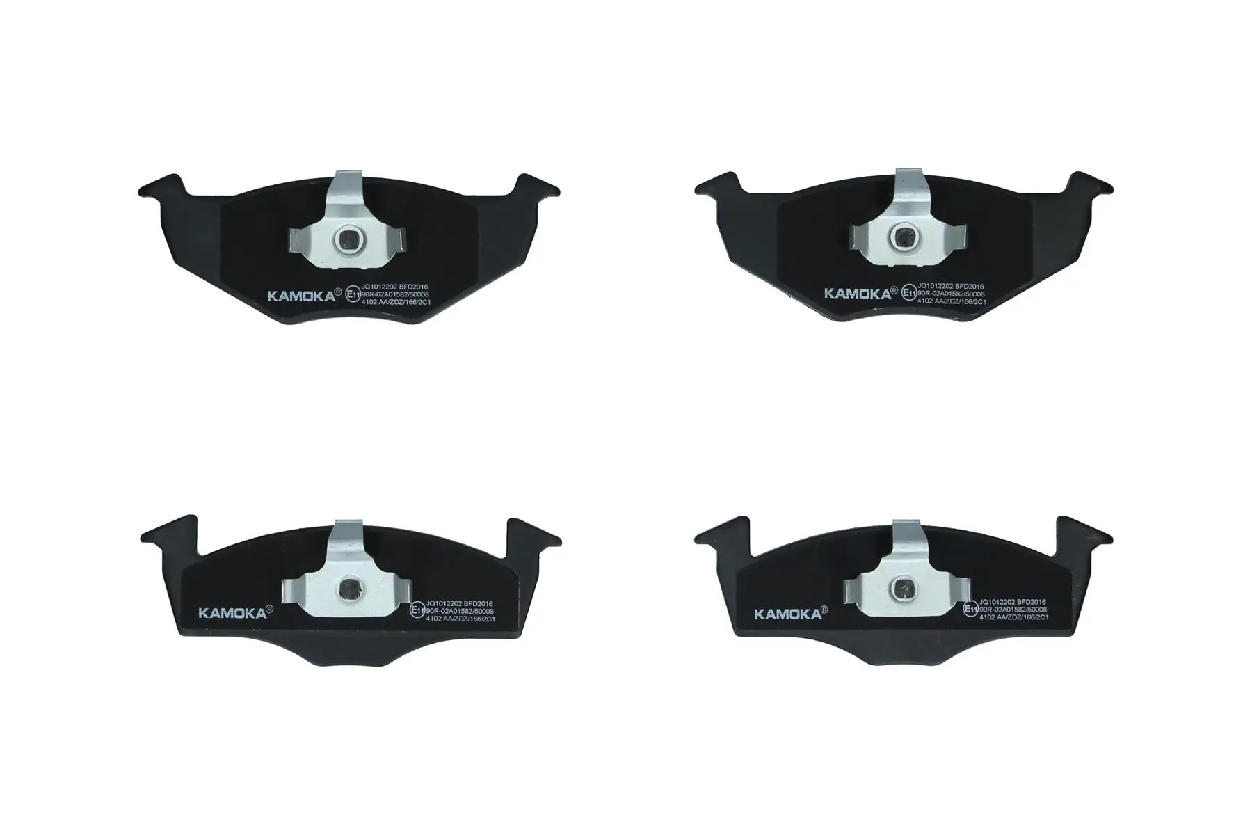 Bremsbelagsatz, Scheibenbremse Vorderachse KAMOKA JQ1012202