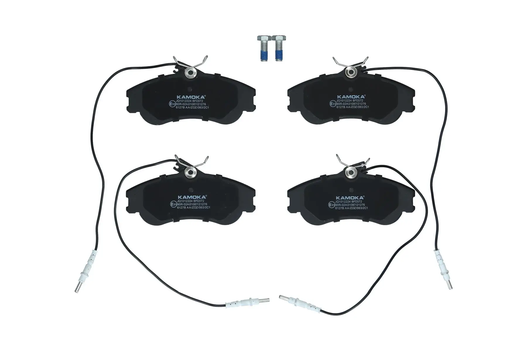 Bremsbelagsatz, Scheibenbremse Vorderachse KAMOKA JQ1012224