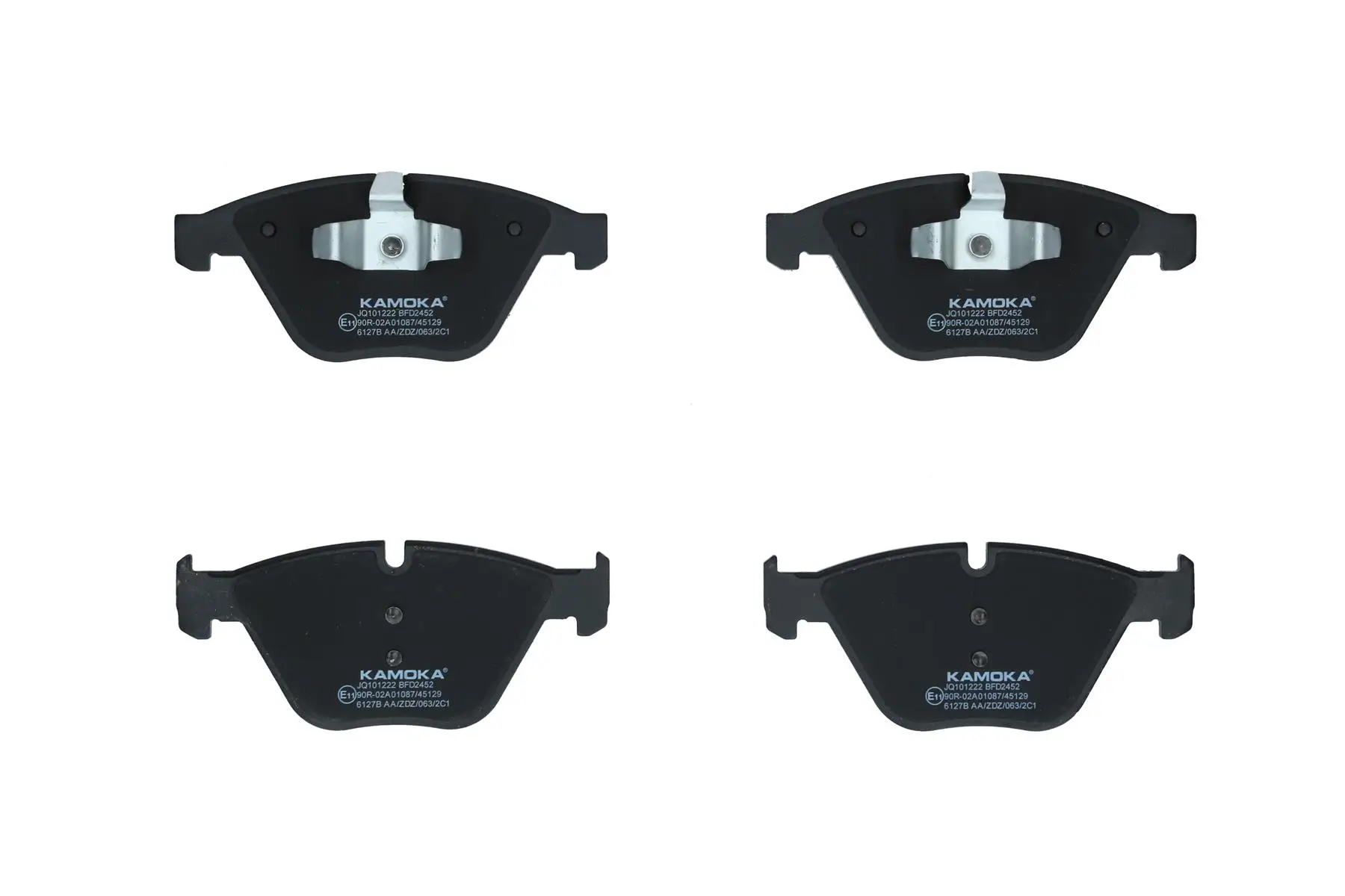 Bremsbelagsatz, Scheibenbremse Vorderachse KAMOKA JQ101222