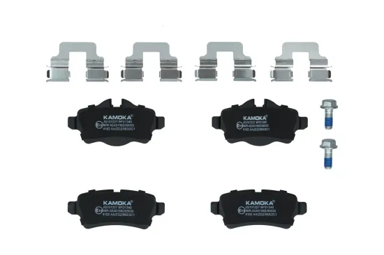 Bremsbelagsatz, Scheibenbremse Hinterachse KAMOKA JQ101227 Bild Bremsbelagsatz, Scheibenbremse Hinterachse KAMOKA JQ101227