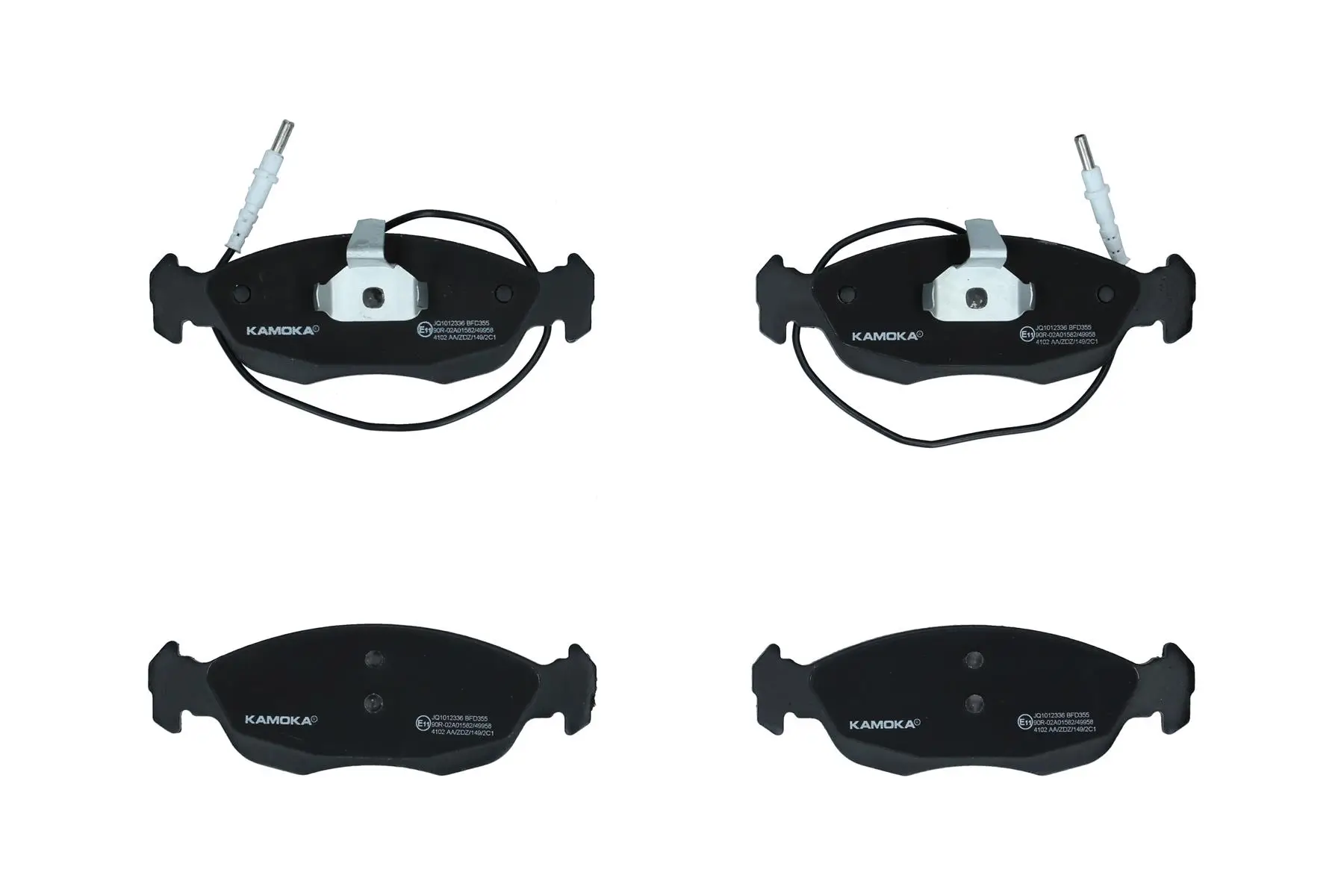 Bremsbelagsatz, Scheibenbremse Vorderachse KAMOKA JQ1012336