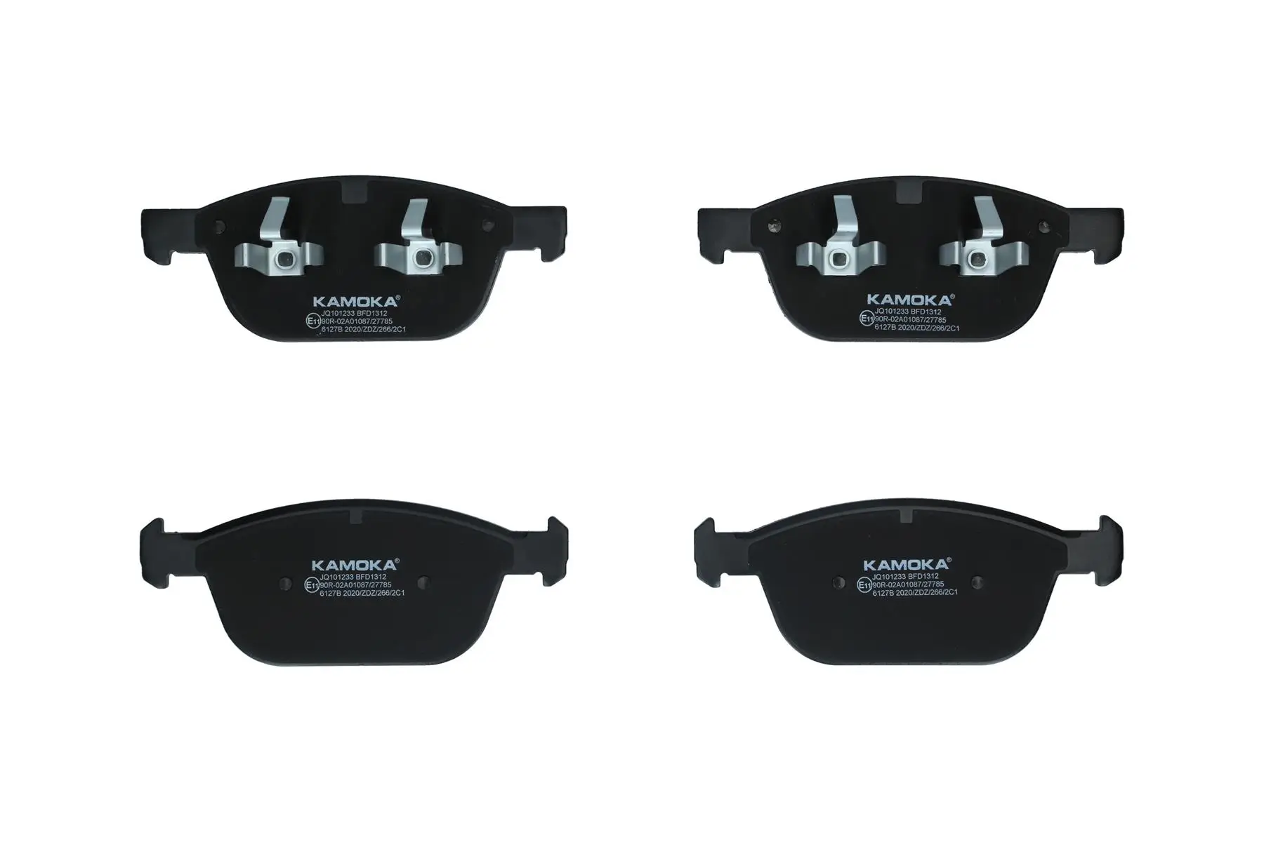 Bremsbelagsatz, Scheibenbremse Vorderachse KAMOKA JQ101233