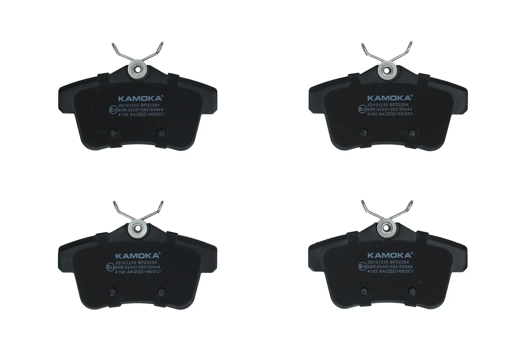 Bremsbelagsatz, Scheibenbremse Hinterachse KAMOKA JQ101235