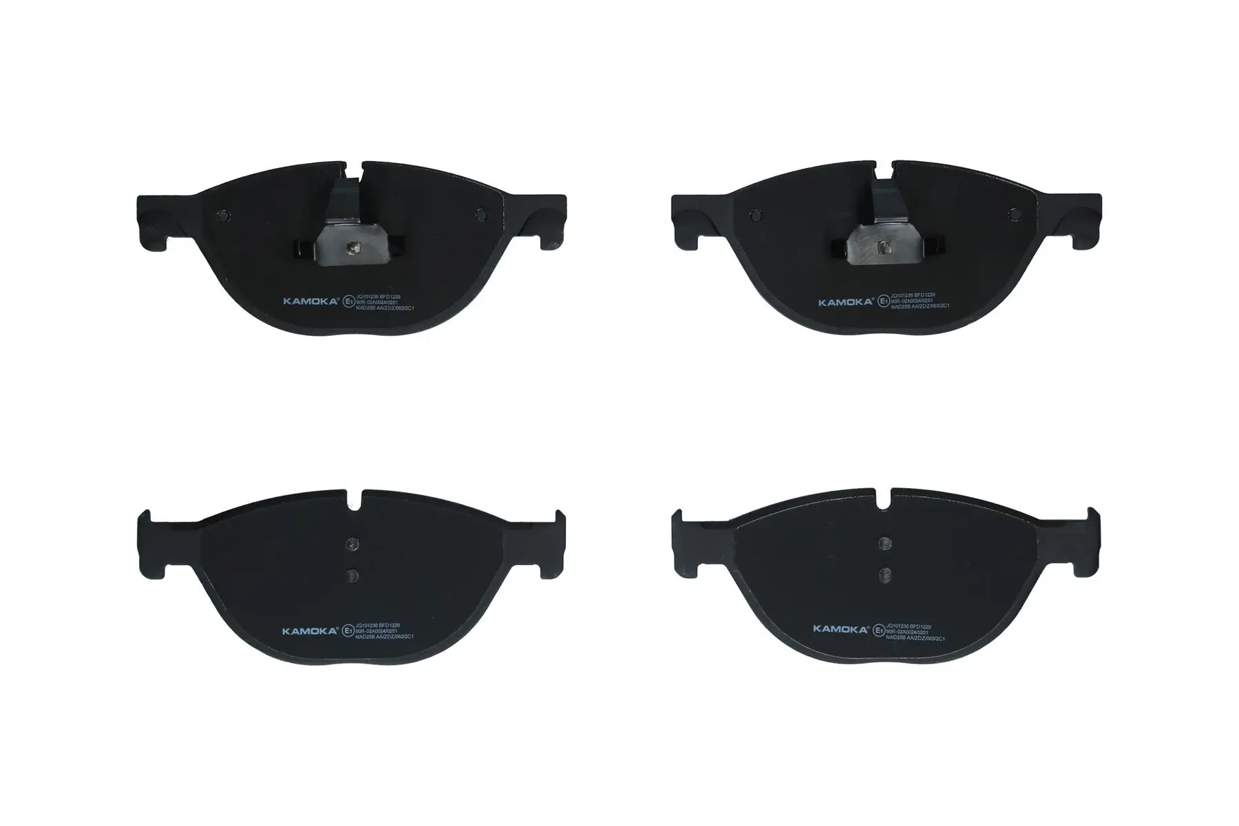 Bremsbelagsatz, Scheibenbremse Vorderachse KAMOKA JQ101236