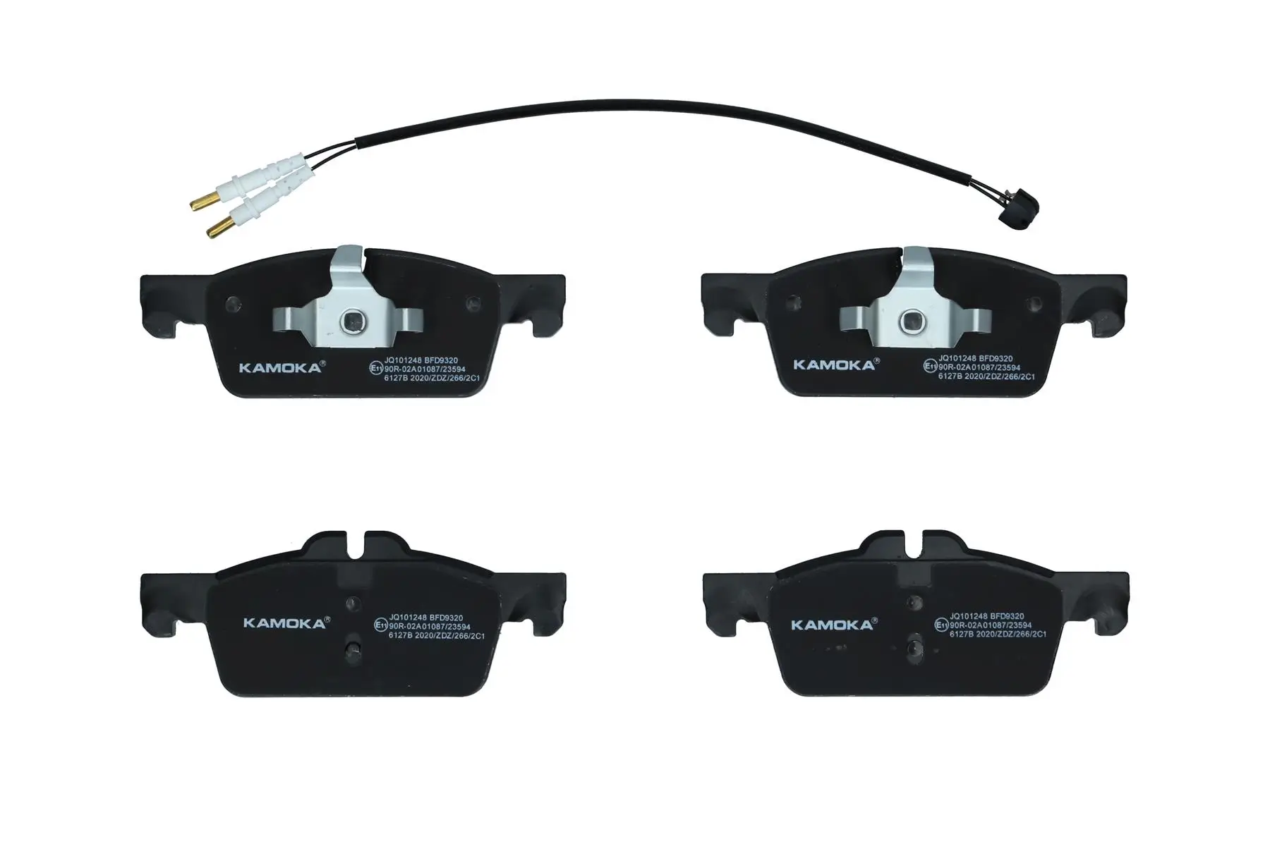 Bremsbelagsatz, Scheibenbremse Vorderachse KAMOKA JQ101248