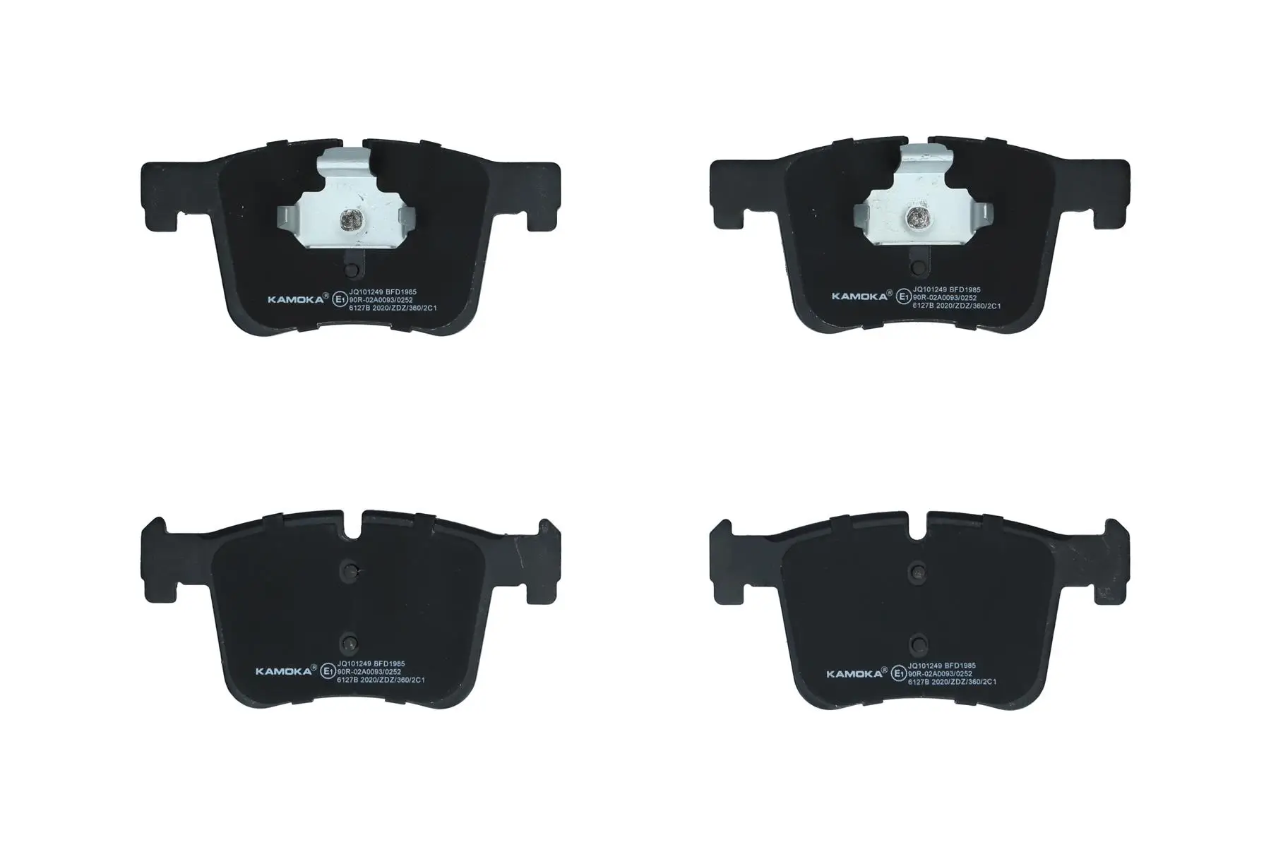 Bremsbelagsatz, Scheibenbremse Vorderachse KAMOKA JQ101249