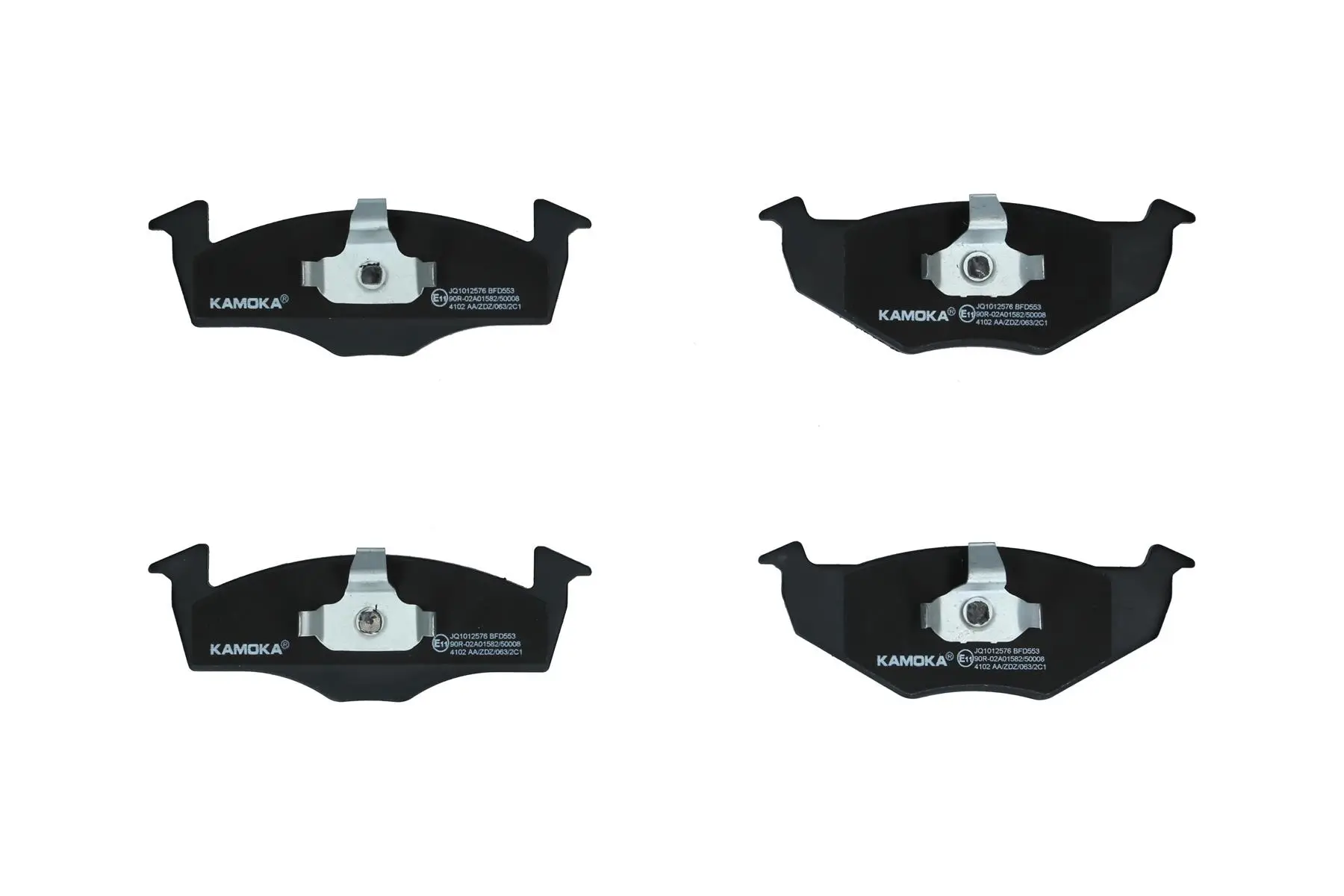 Bremsbelagsatz, Scheibenbremse Vorderachse KAMOKA JQ1012576