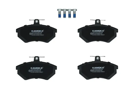 Bremsbelagsatz, Scheibenbremse Vorderachse KAMOKA JQ1012578 Bild Bremsbelagsatz, Scheibenbremse Vorderachse KAMOKA JQ1012578