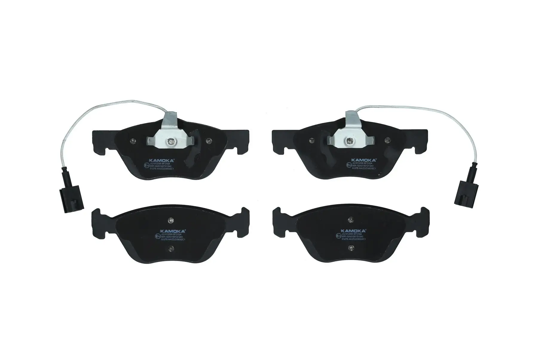 Bremsbelagsatz, Scheibenbremse Vorderachse KAMOKA JQ1012598