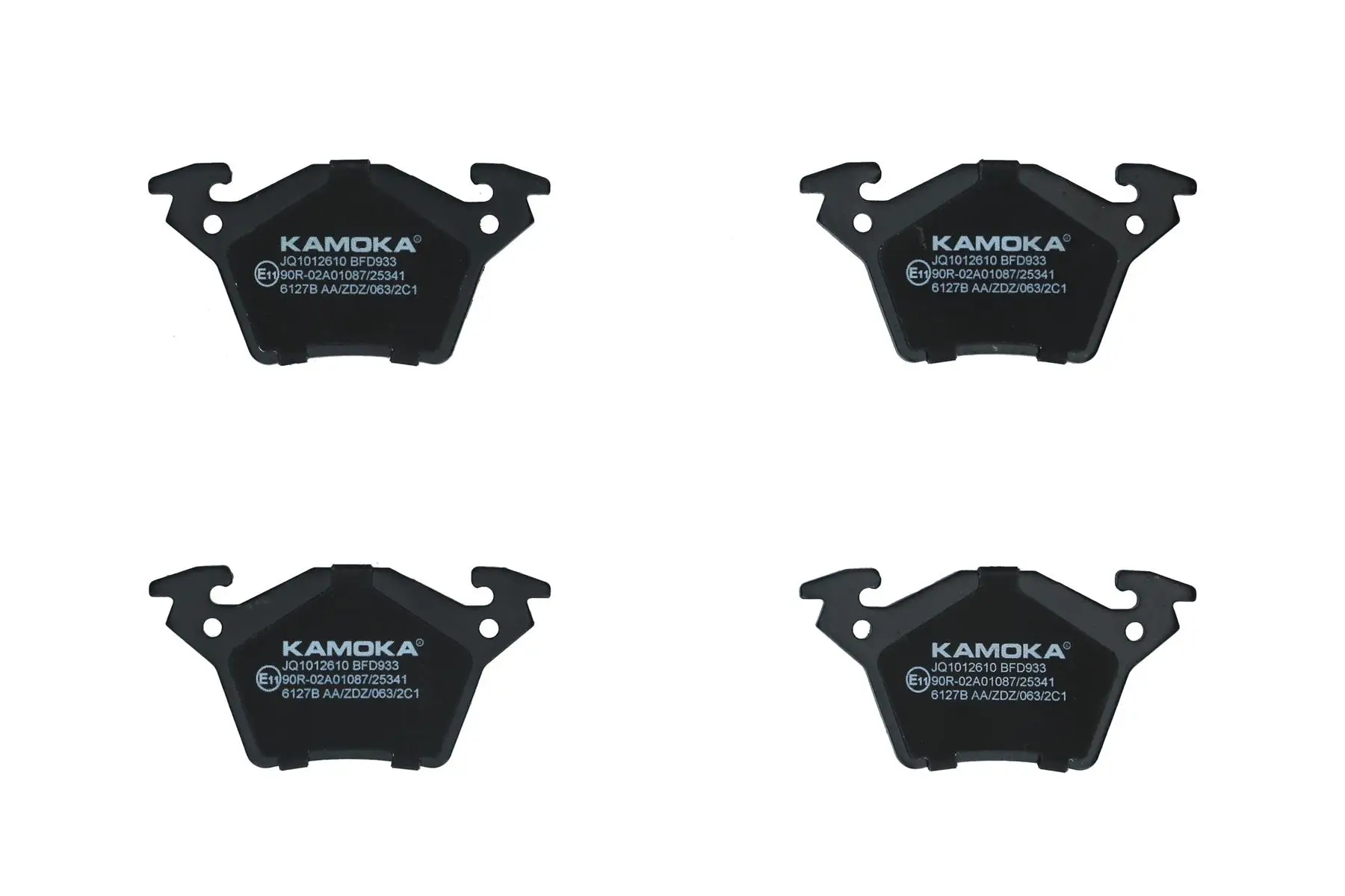Bremsbelagsatz, Scheibenbremse Hinterachse KAMOKA JQ1012610