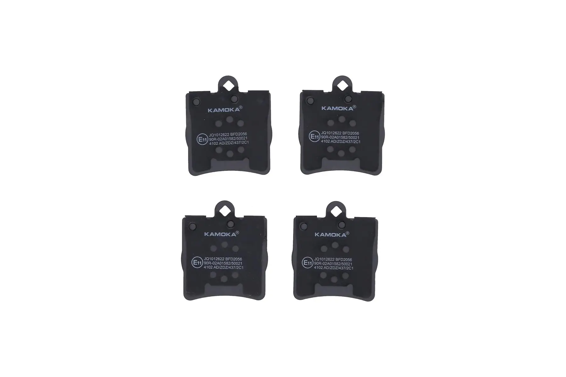 Bremsbelagsatz, Scheibenbremse Hinterachse KAMOKA JQ1012622