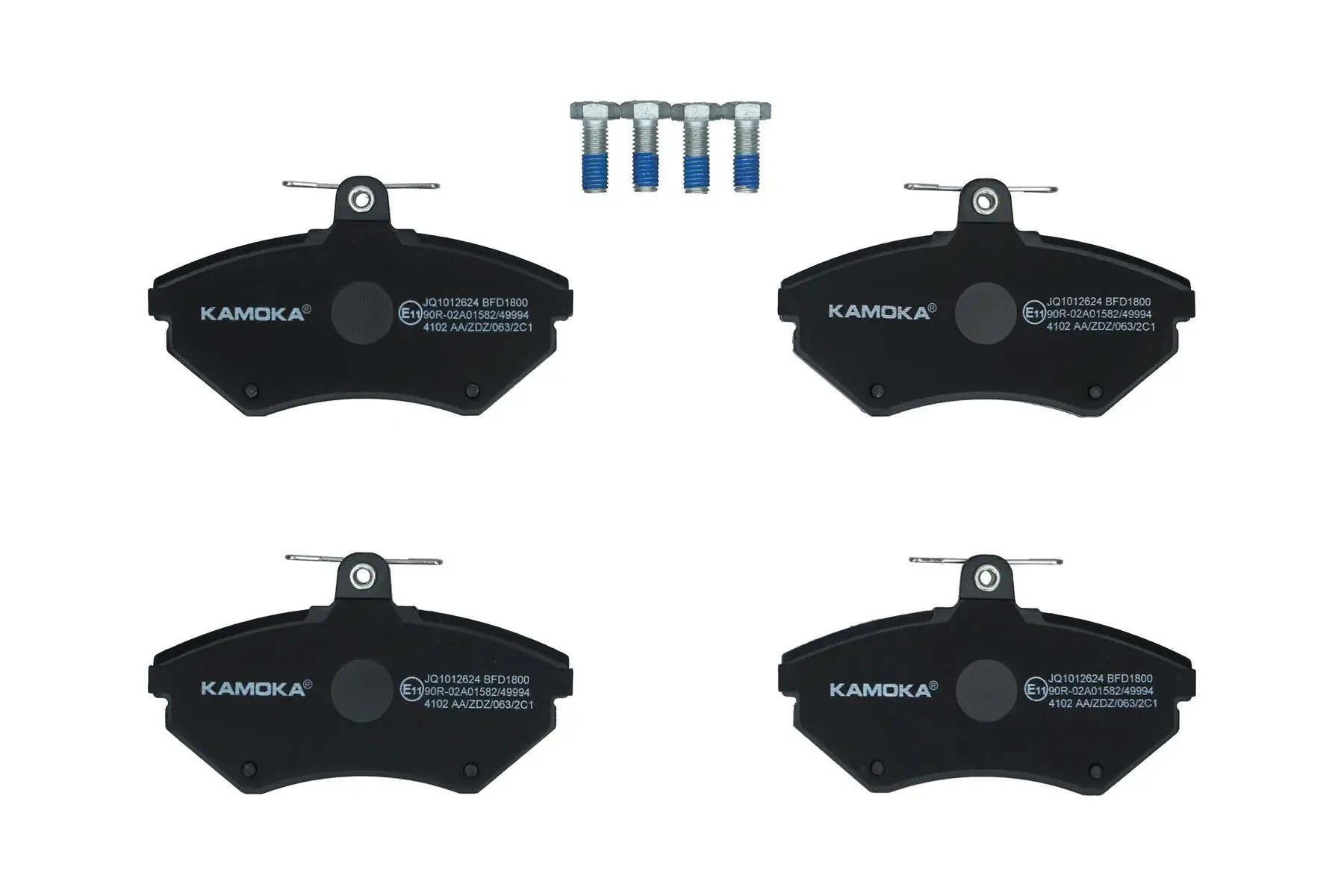 Bremsbelagsatz, Scheibenbremse Vorderachse KAMOKA JQ1012624