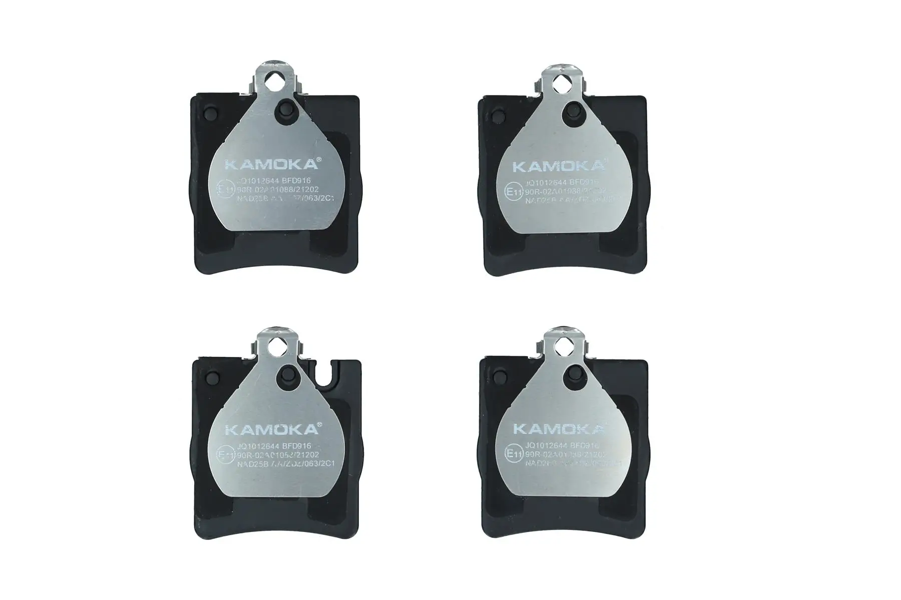 Bremsbelagsatz, Scheibenbremse Hinterachse KAMOKA JQ1012644