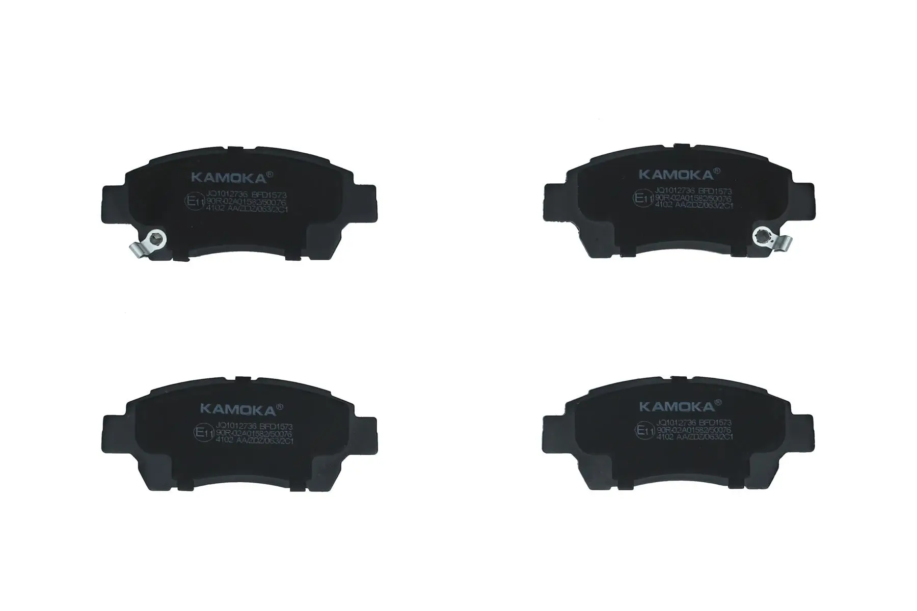 Bremsbelagsatz, Scheibenbremse Vorderachse KAMOKA JQ1012736