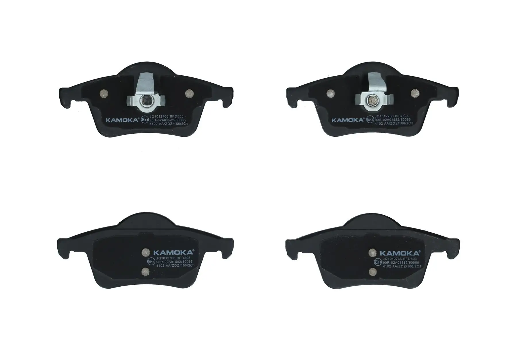 Bremsbelagsatz, Scheibenbremse Hinterachse KAMOKA JQ1012766