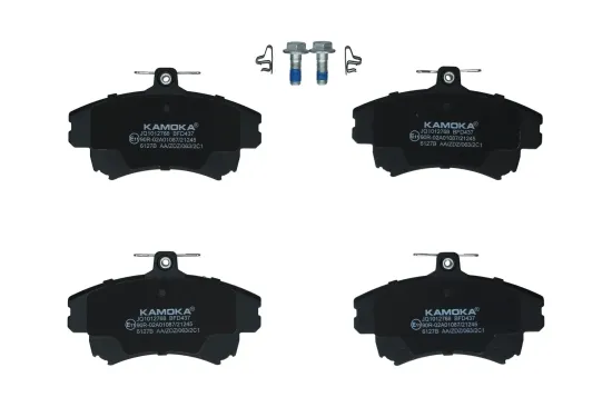 Bremsbelagsatz, Scheibenbremse Vorderachse KAMOKA JQ1012768 Bild Bremsbelagsatz, Scheibenbremse Vorderachse KAMOKA JQ1012768