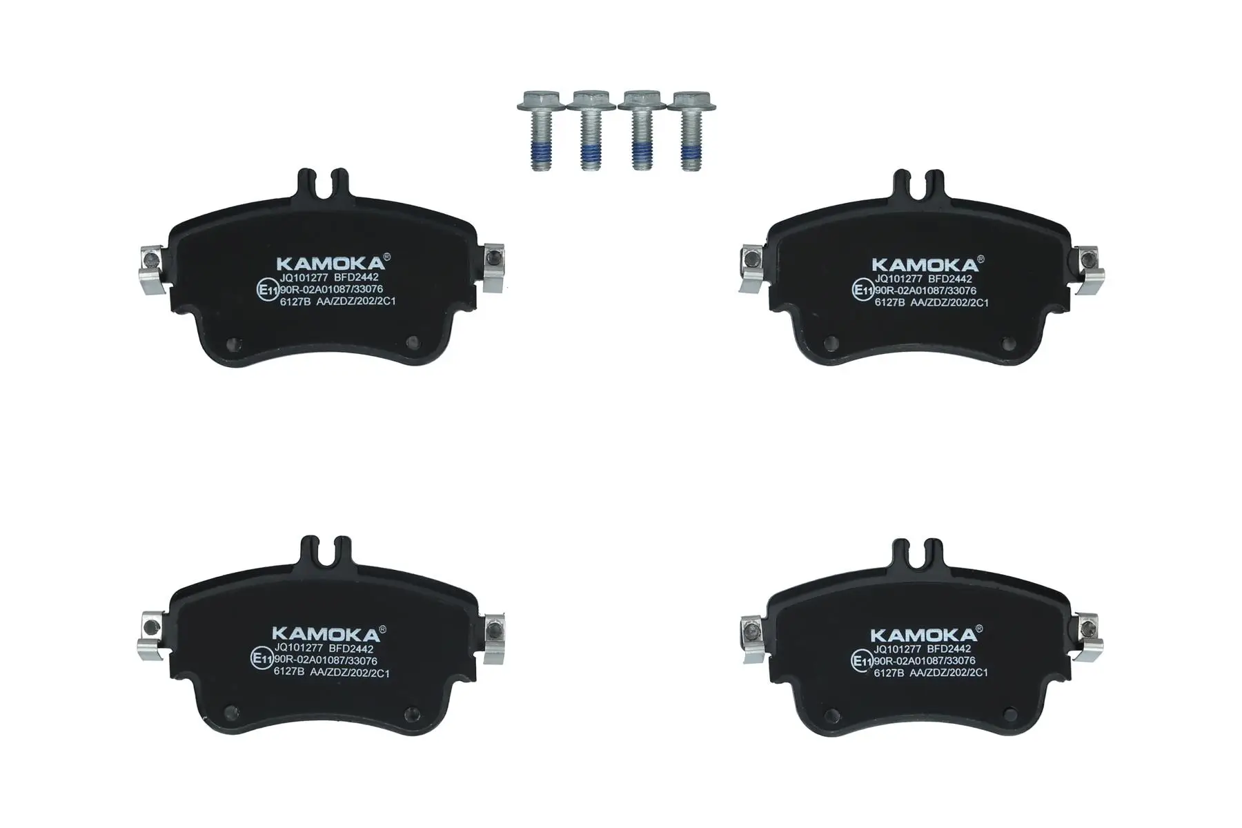 Bremsbelagsatz, Scheibenbremse Vorderachse KAMOKA JQ101277