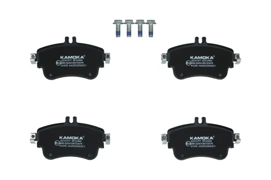 Bremsbelagsatz, Scheibenbremse Vorderachse KAMOKA JQ101277 Bild Bremsbelagsatz, Scheibenbremse Vorderachse KAMOKA JQ101277