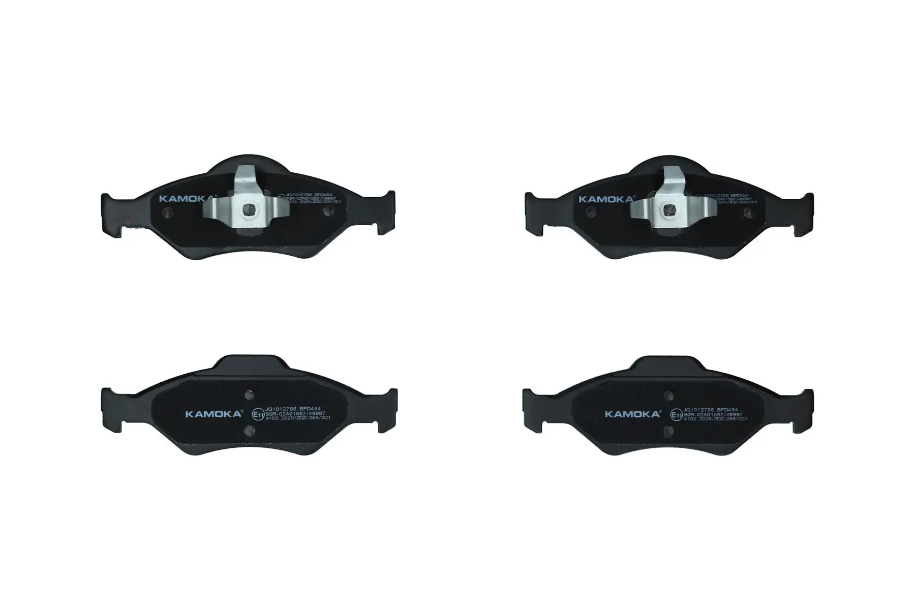 Bremsbelagsatz, Scheibenbremse Vorderachse KAMOKA JQ1012786