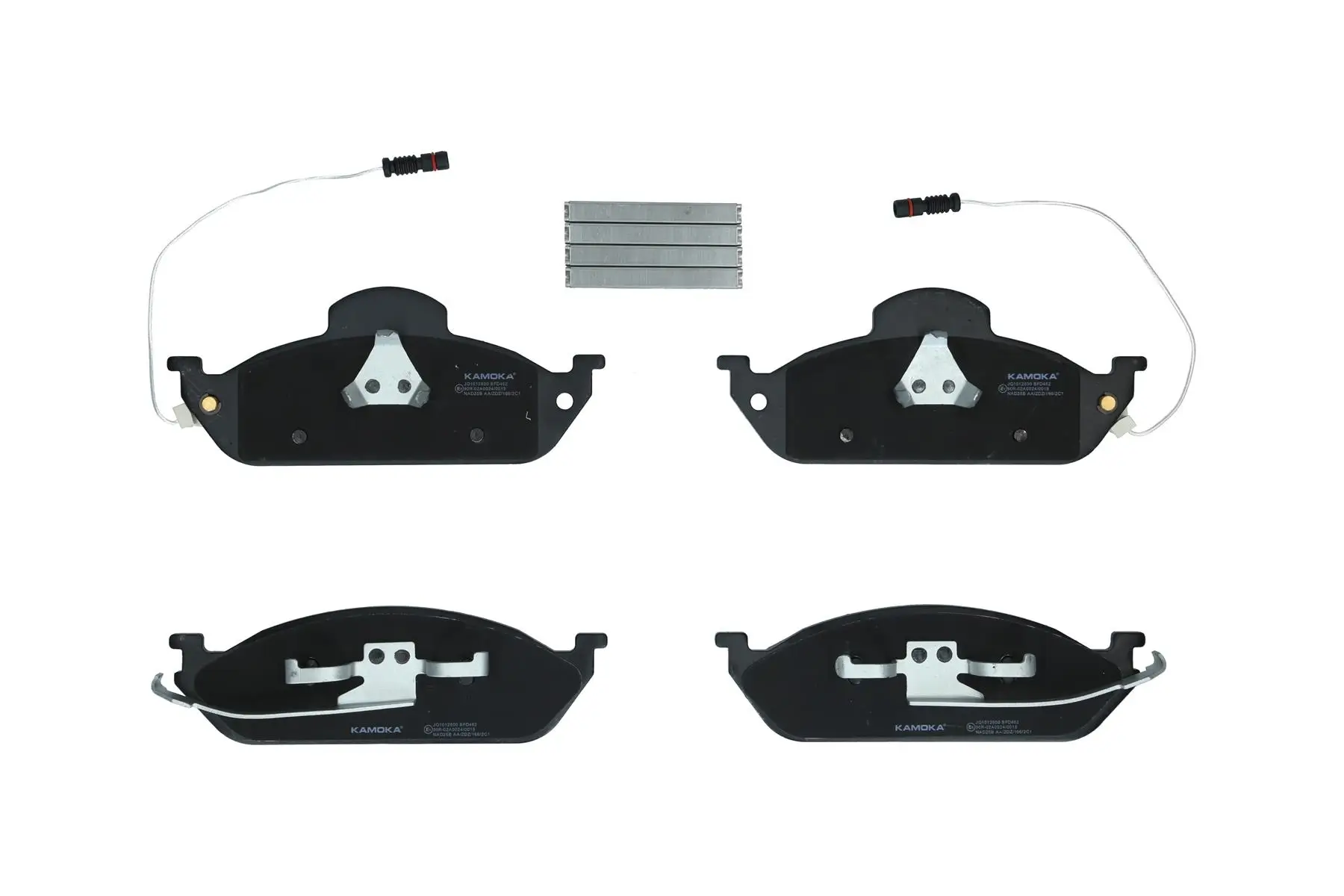 Bremsbelagsatz, Scheibenbremse Vorderachse KAMOKA JQ1012800