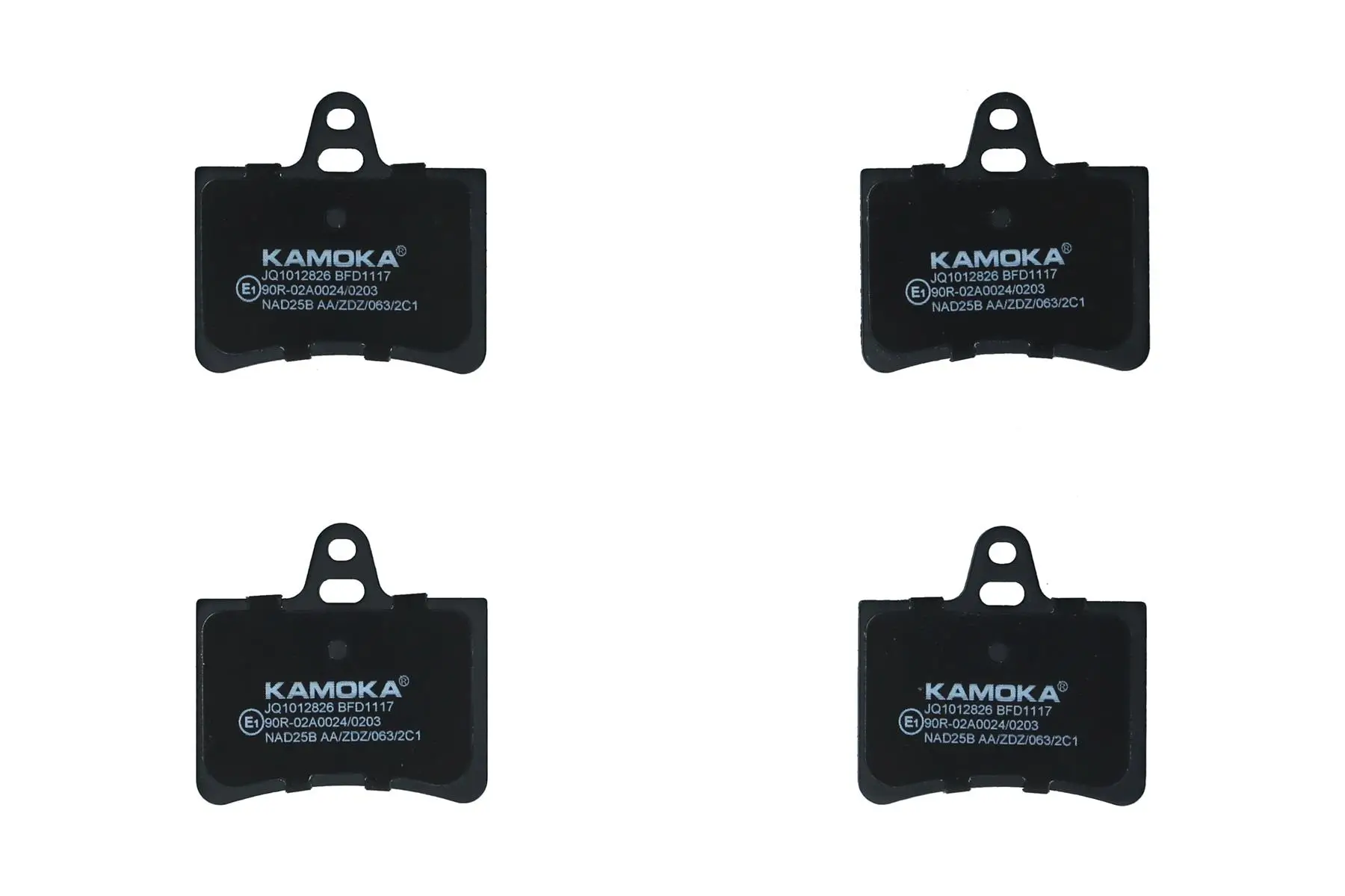 Bremsbelagsatz, Scheibenbremse Hinterachse KAMOKA JQ1012826