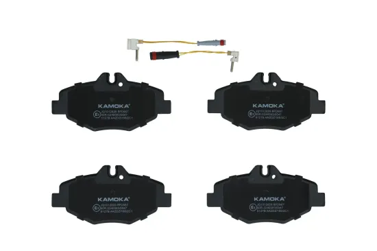 Bremsbelagsatz, Scheibenbremse Vorderachse KAMOKA JQ1012828 Bild Bremsbelagsatz, Scheibenbremse Vorderachse KAMOKA JQ1012828