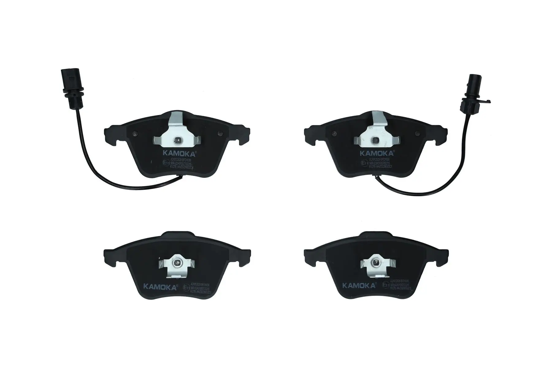 Bremsbelagsatz, Scheibenbremse Vorderachse KAMOKA JQ1012829