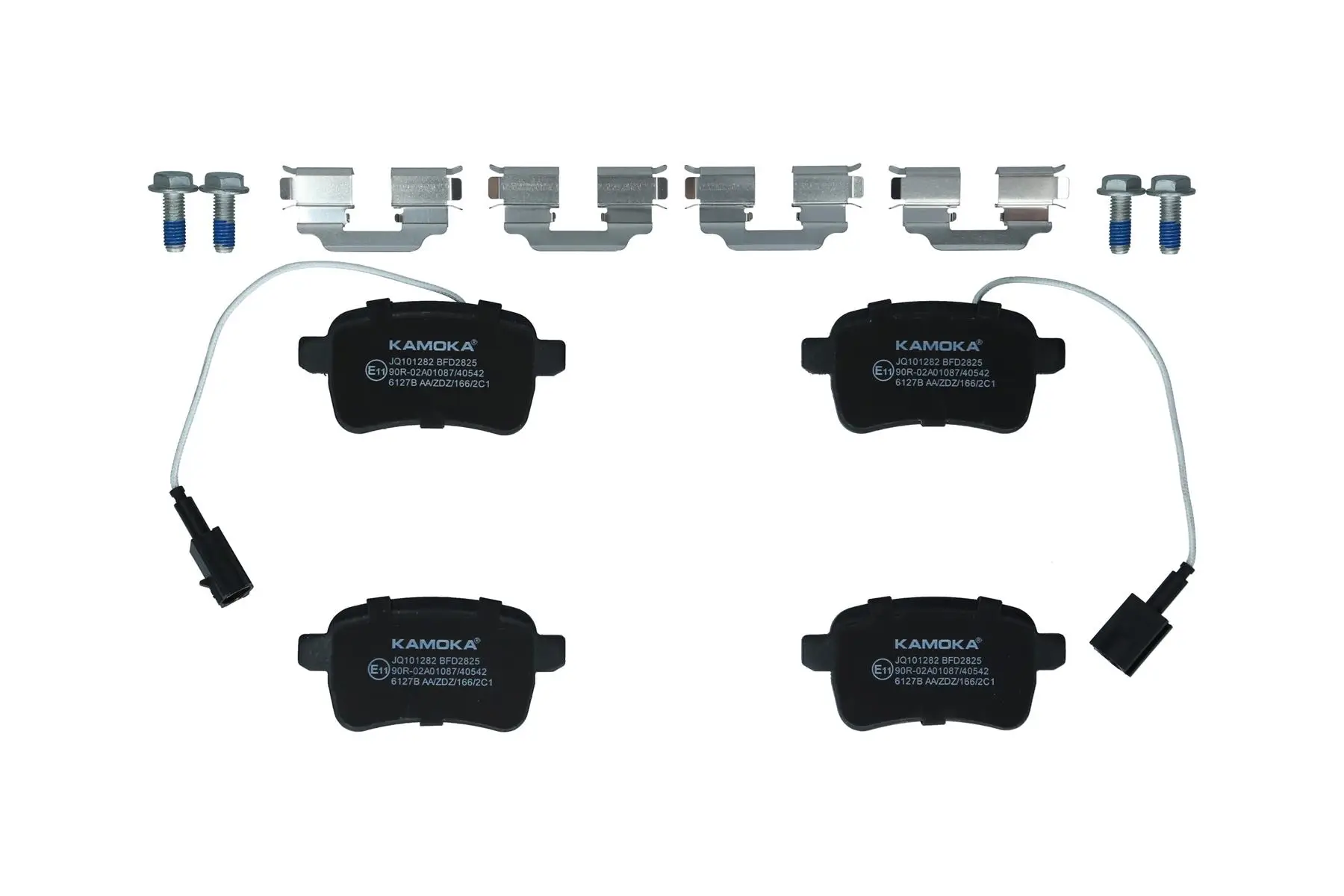 Bremsbelagsatz, Scheibenbremse Vorderachse KAMOKA JQ101282