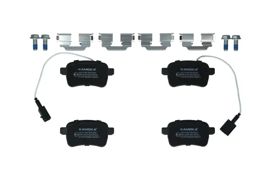 Bremsbelagsatz, Scheibenbremse Vorderachse KAMOKA JQ101282 Bild Bremsbelagsatz, Scheibenbremse Vorderachse KAMOKA JQ101282