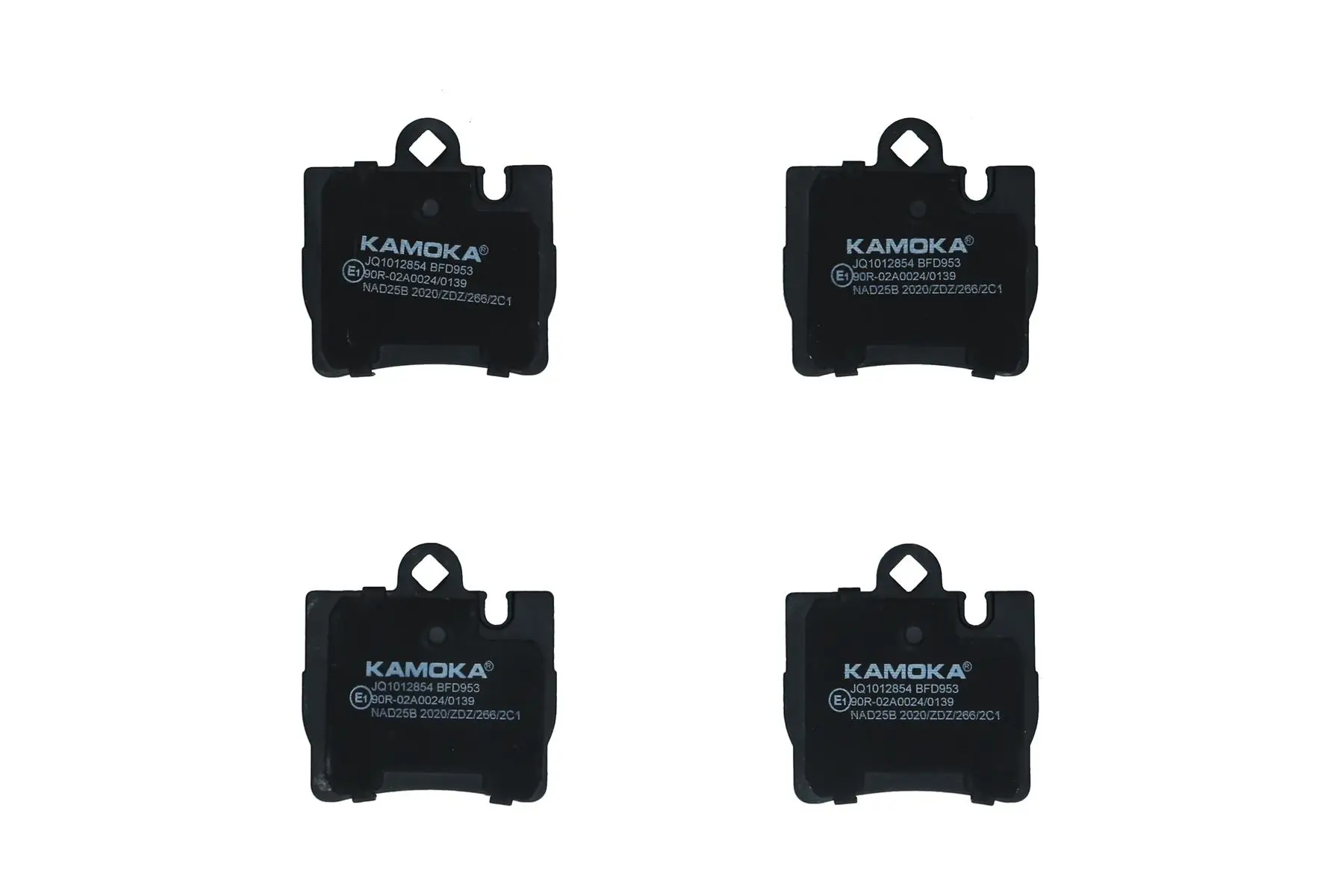 Bremsbelagsatz, Scheibenbremse Hinterachse KAMOKA JQ1012854