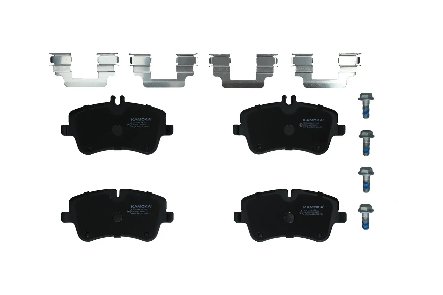 Bremsbelagsatz, Scheibenbremse Vorderachse KAMOKA JQ1012858