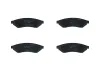 Bremsbelagsatz, Scheibenbremse Hinterachse KAMOKA JQ101287