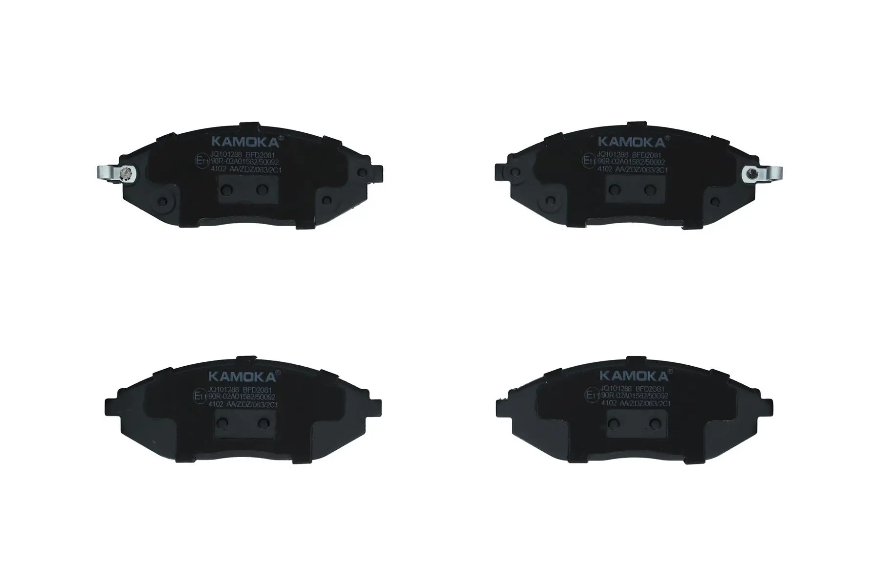 Bremsbelagsatz, Scheibenbremse Vorderachse KAMOKA JQ101288