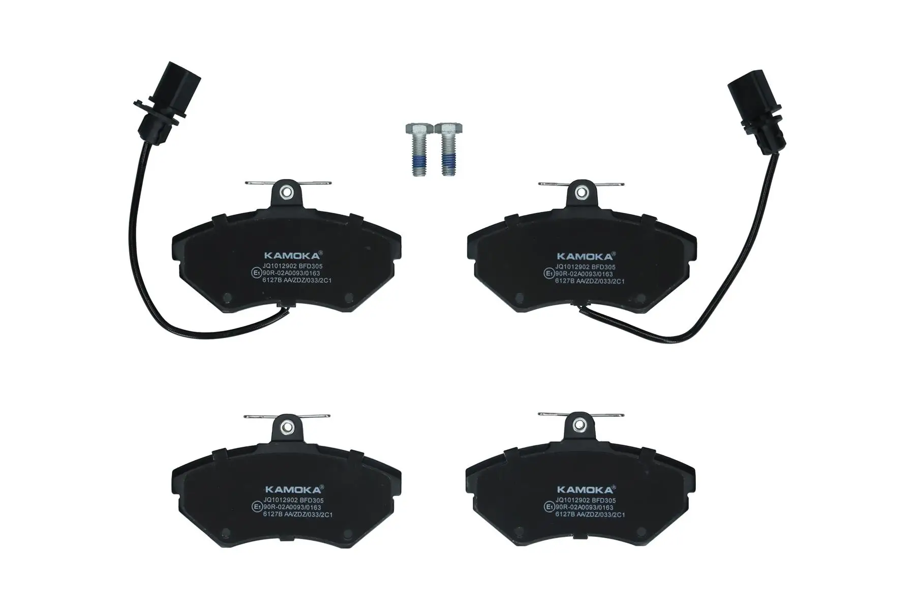 Bremsbelagsatz, Scheibenbremse Vorderachse KAMOKA JQ1012902