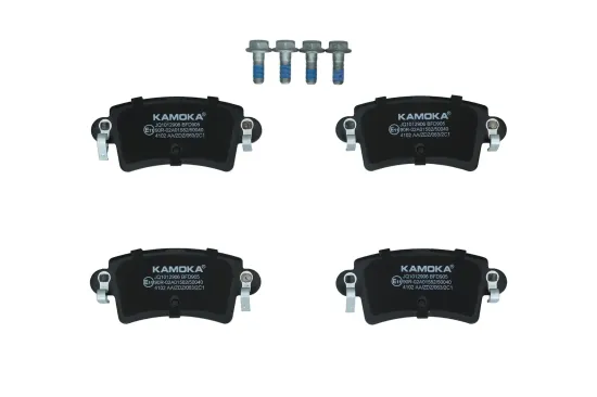 Bremsbelagsatz, Scheibenbremse Hinterachse KAMOKA JQ1012906 Bild Bremsbelagsatz, Scheibenbremse Hinterachse KAMOKA JQ1012906
