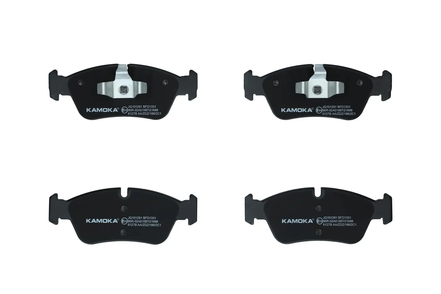 Bremsbelagsatz, Scheibenbremse Vorderachse KAMOKA JQ101291