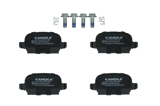Bremsbelagsatz, Scheibenbremse Hinterachse KAMOKA JQ1012944 Bild Bremsbelagsatz, Scheibenbremse Hinterachse KAMOKA JQ1012944
