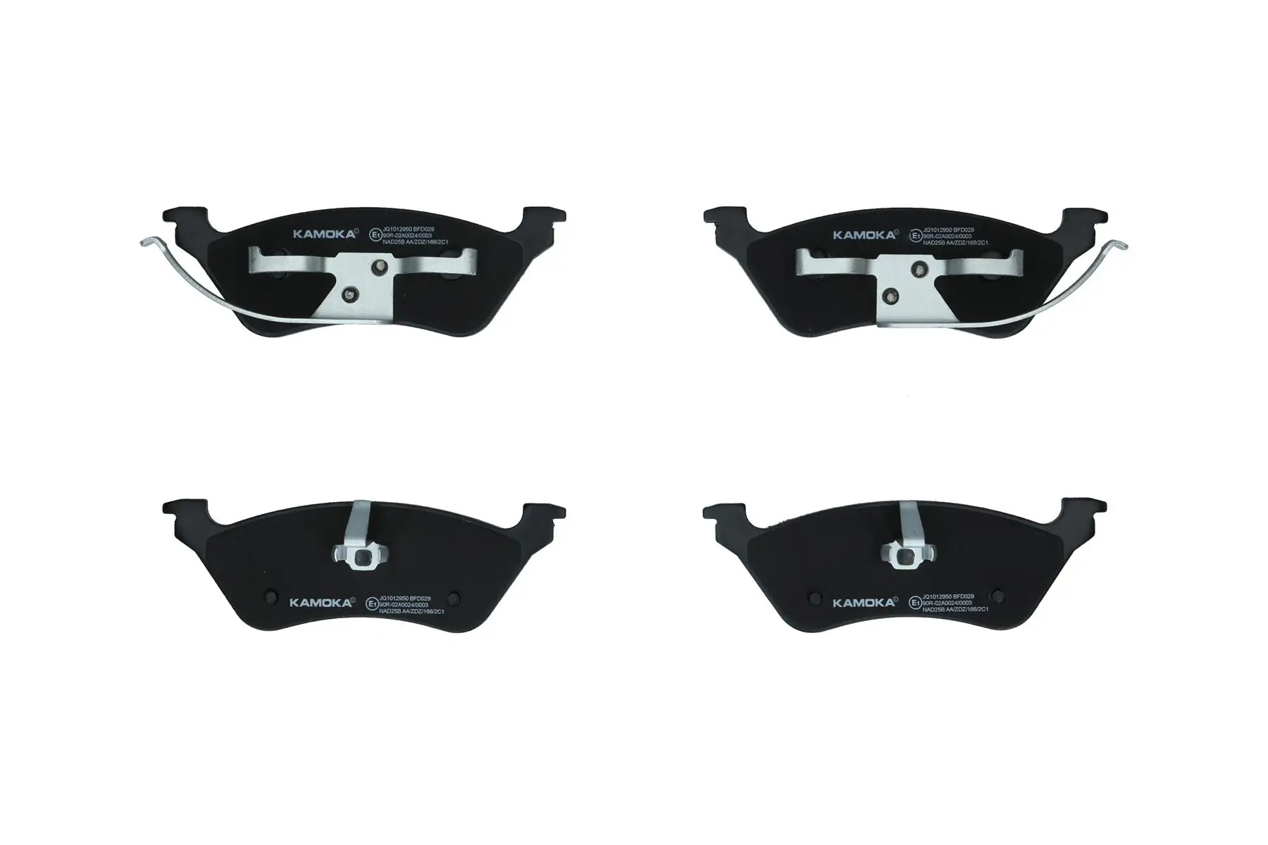 Bremsbelagsatz, Scheibenbremse Hinterachse KAMOKA JQ1012950