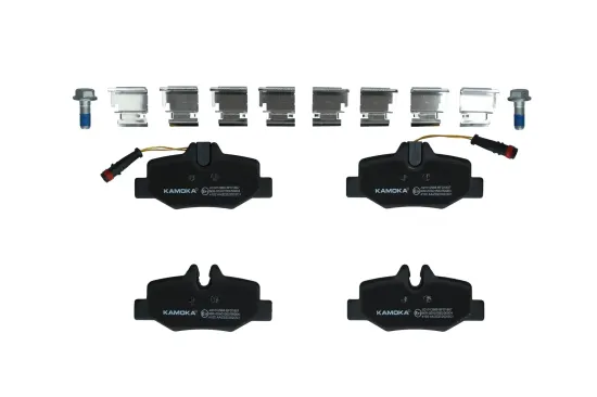 Bremsbelagsatz, Scheibenbremse Hinterachse KAMOKA JQ1012988 Bild Bremsbelagsatz, Scheibenbremse Hinterachse KAMOKA JQ1012988