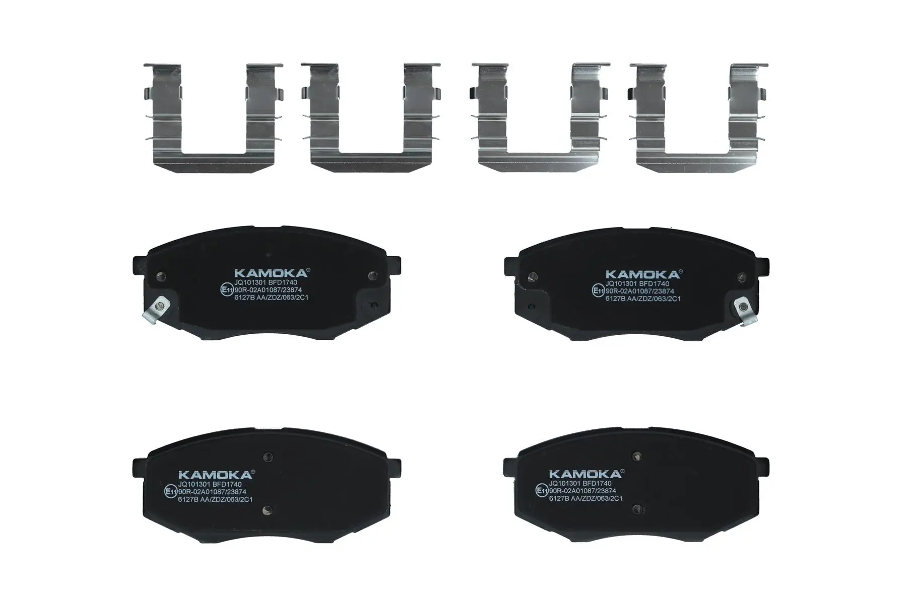 Bremsbelagsatz, Scheibenbremse Vorderachse KAMOKA JQ101301