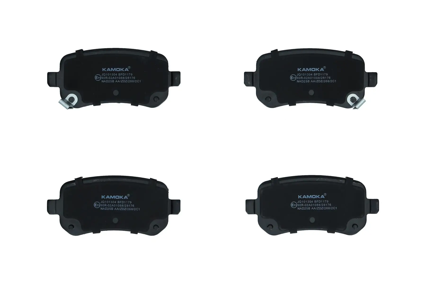 Bremsbelagsatz, Scheibenbremse Hinterachse KAMOKA JQ101304